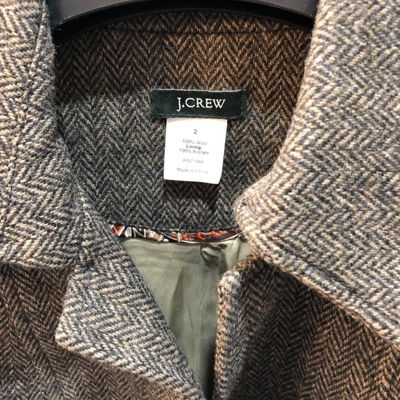 Jcrew 100% Wool Tweed Jacket/Blazer - Picture 3 of 9